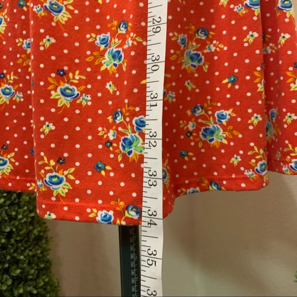 Red and Floral One Piece Playsuit - Picture 6 of 9